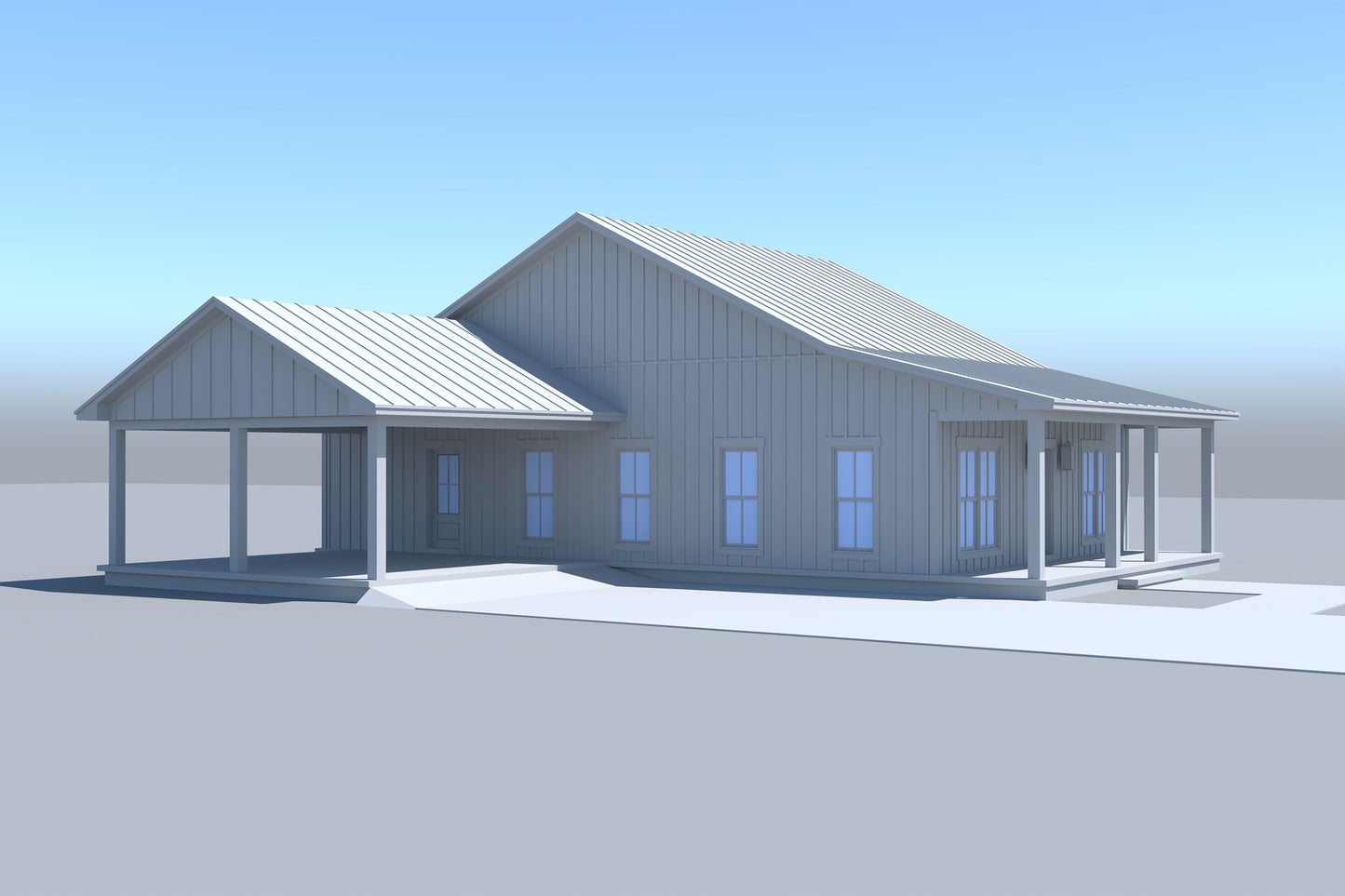 HPZ-26032 Sydney Farmhouse Plan