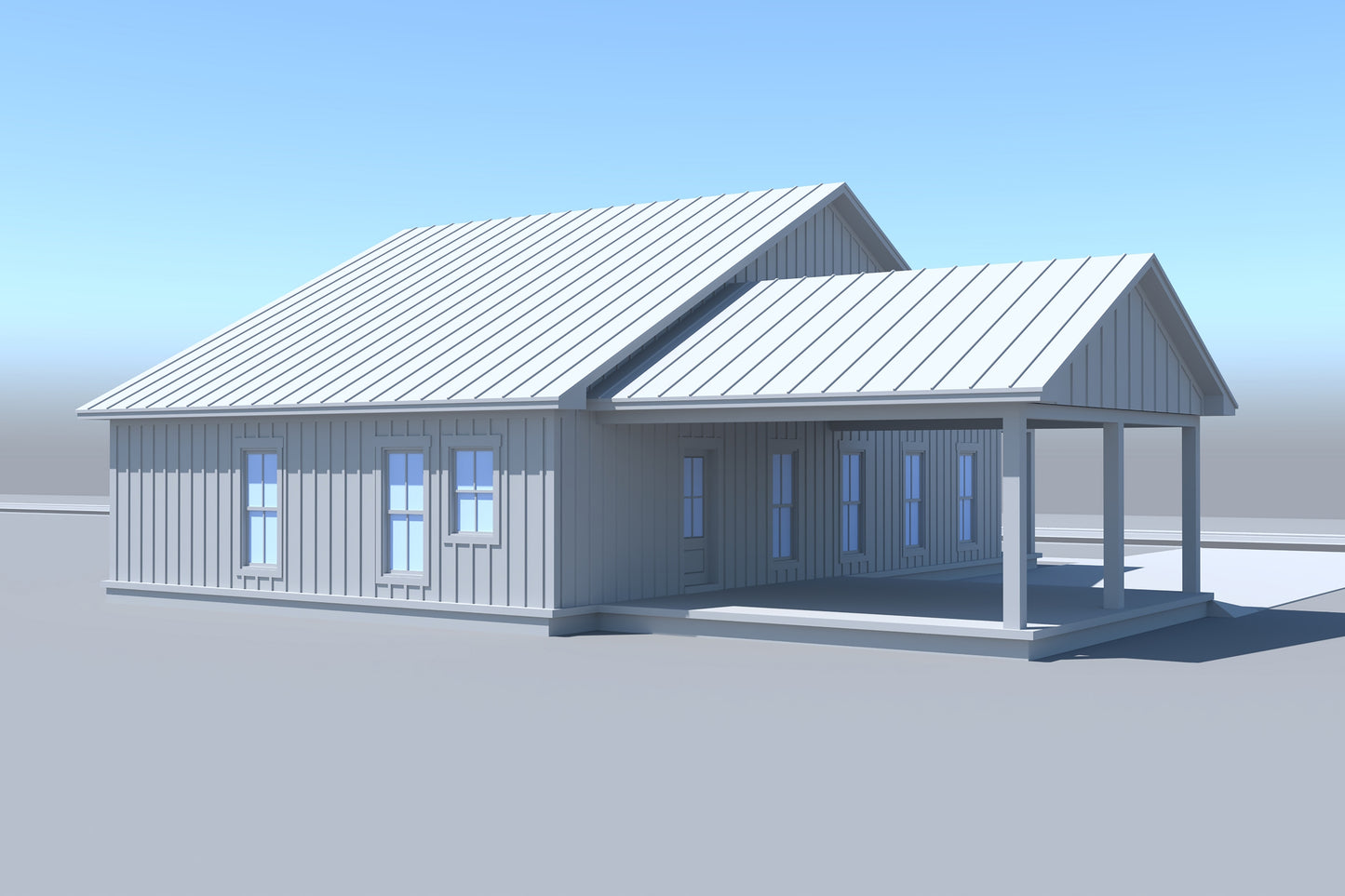 HPZ-26032 Sydney Farmhouse Plan