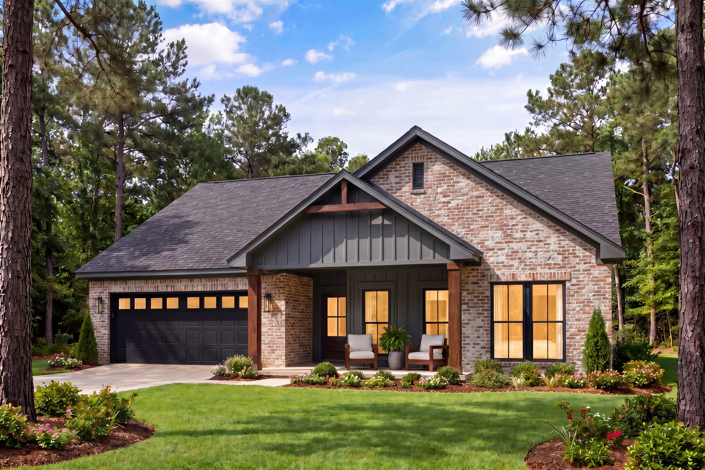 HPZ-26033 Larry Barndominium House Plan