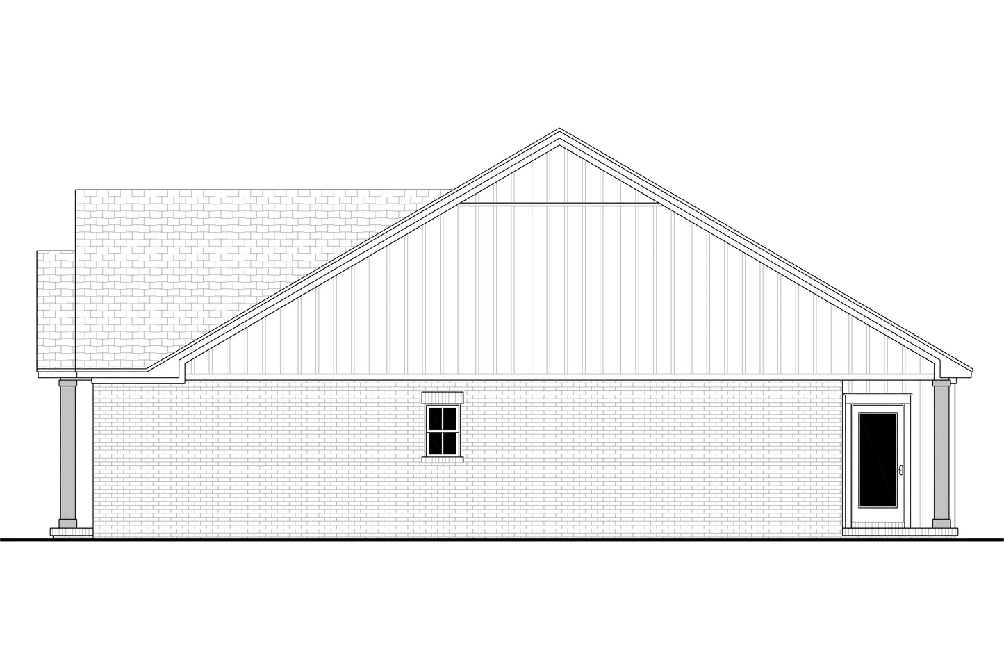 HPZ-26033 Larry Barndominium House Plan