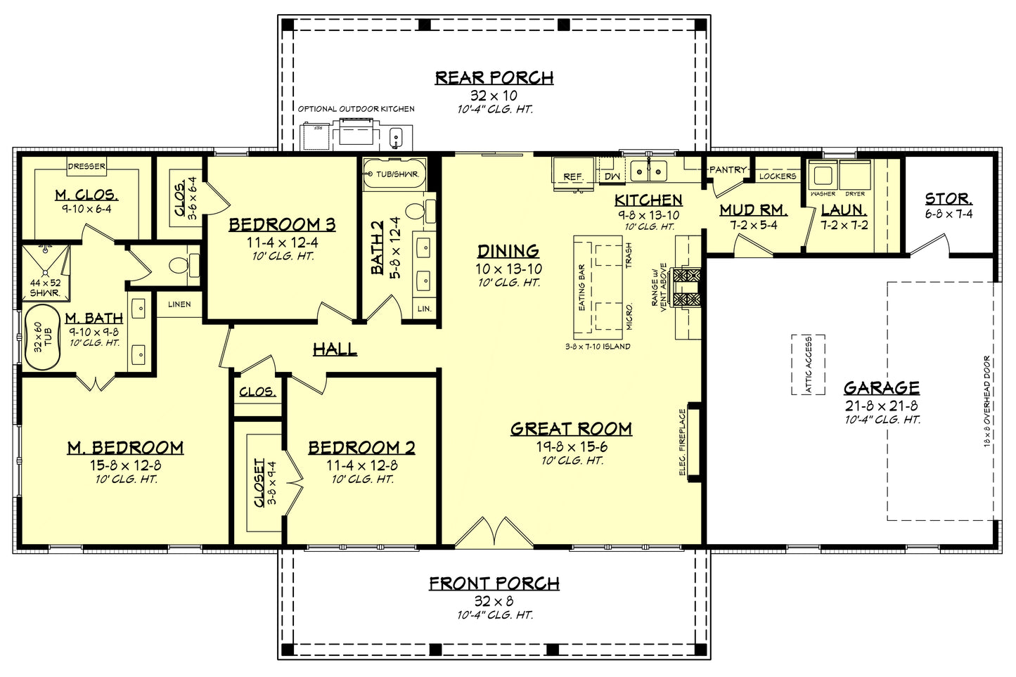 HPZ-26035 Eric Farmhouse Plan