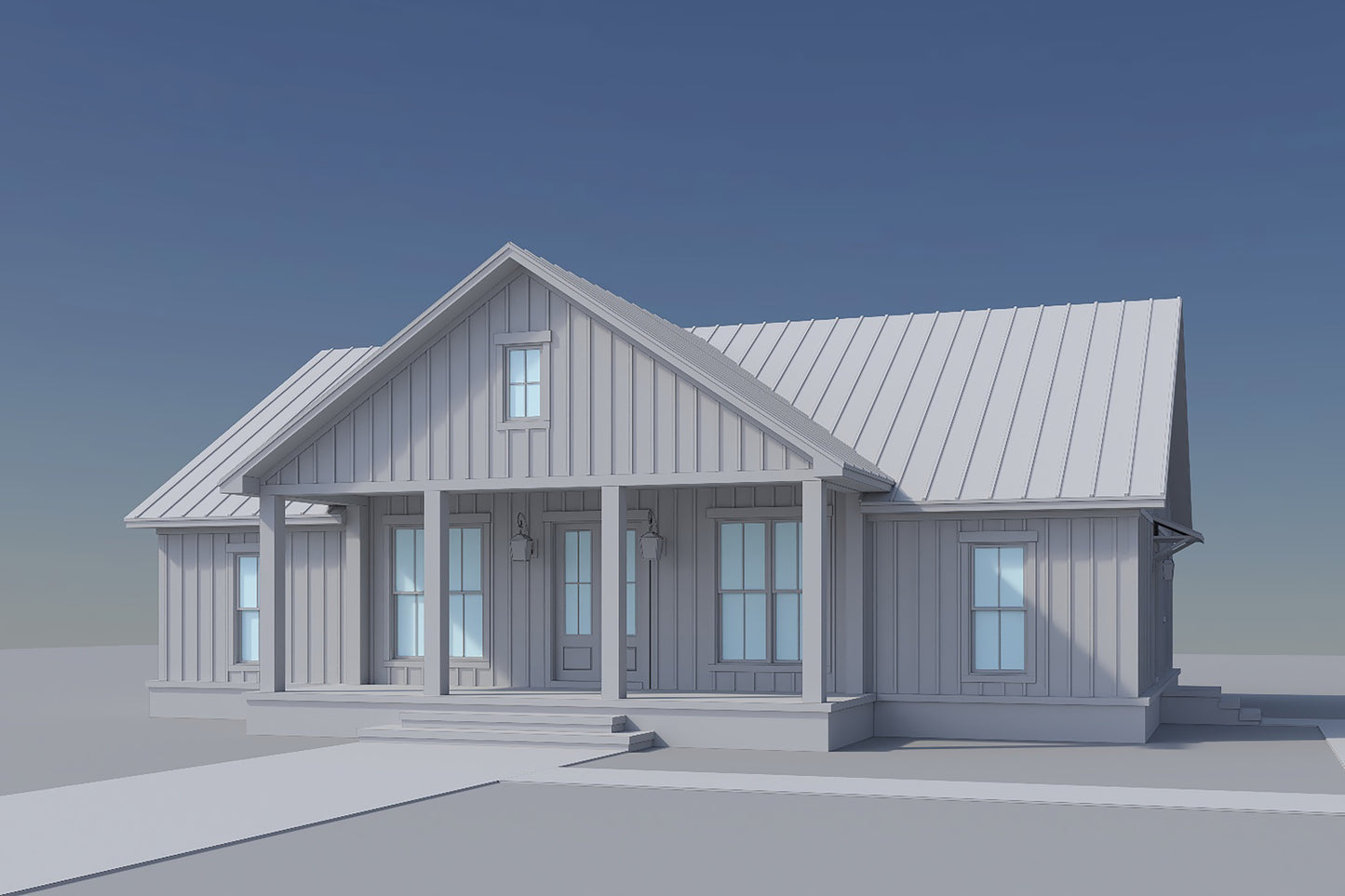 HPZ-26037 Zack Farmhouse Plan