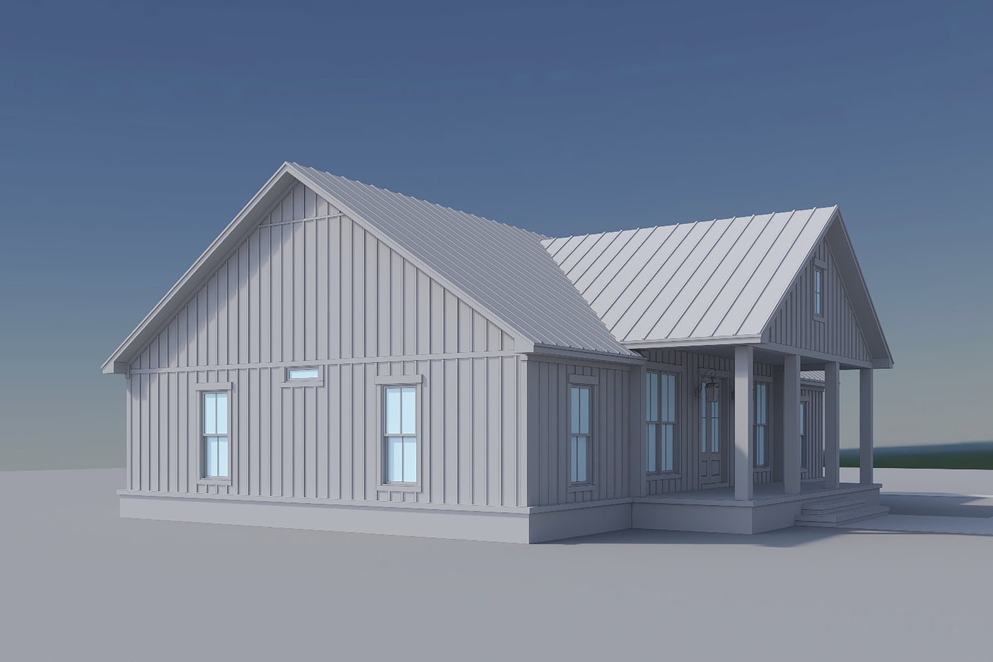 HPZ-26037 Zack Farmhouse Plan