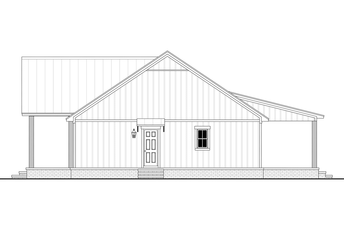 HPZ-26037 Zack Farmhouse Plan