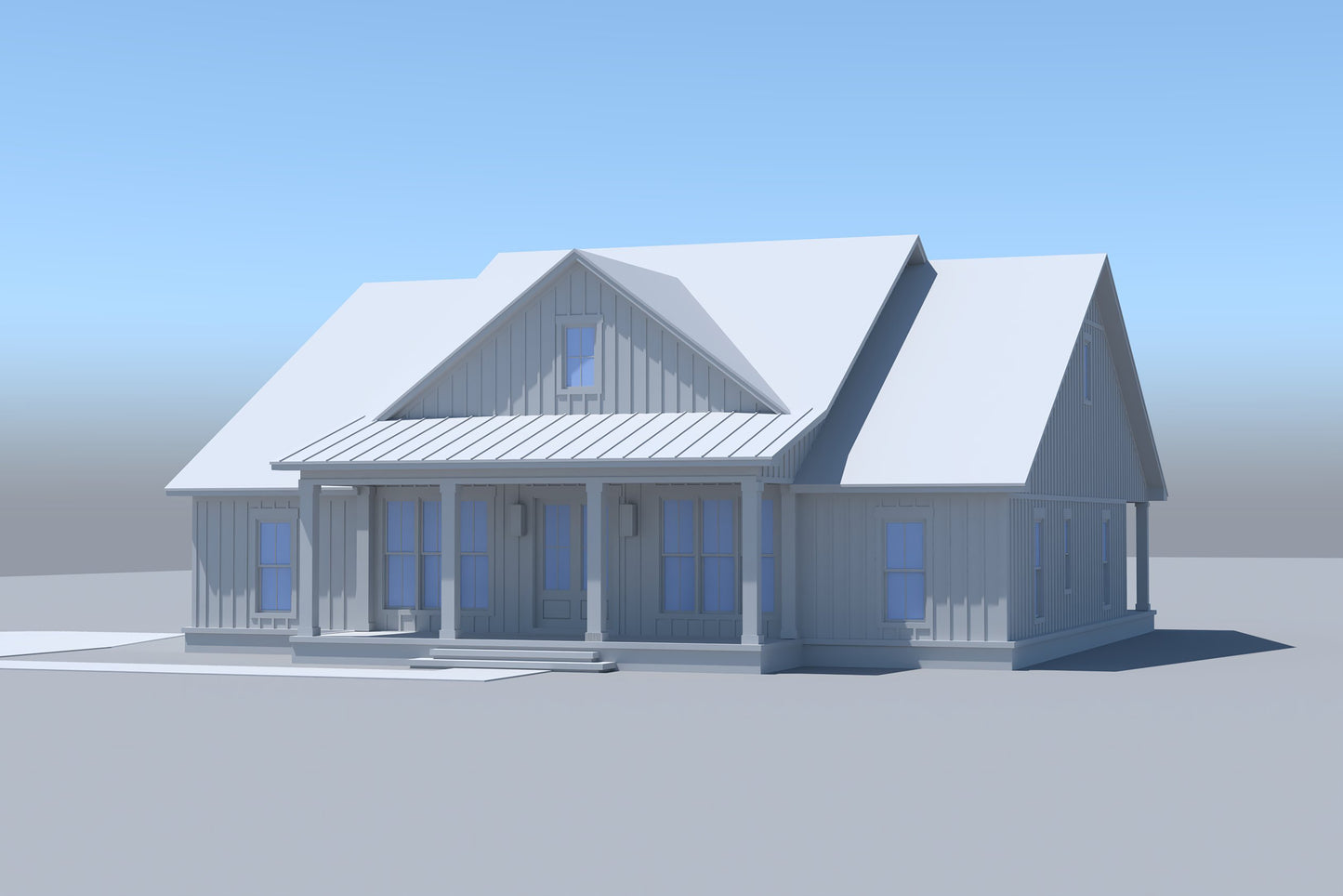 HPZ-26038 Natalie Farmhouse Plan