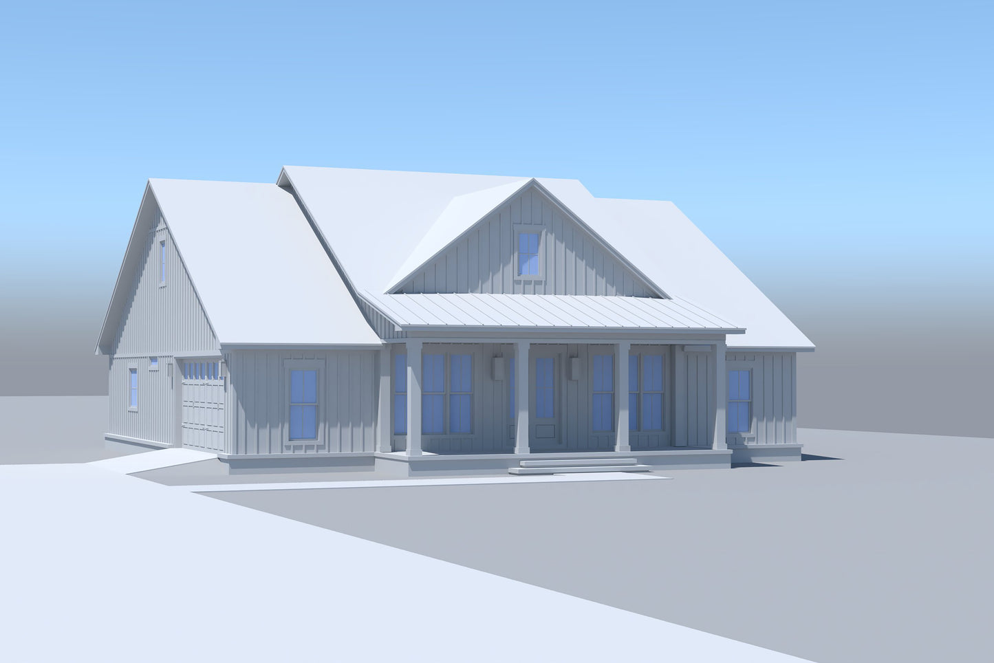 HPZ-26038 Natalie Farmhouse Plan