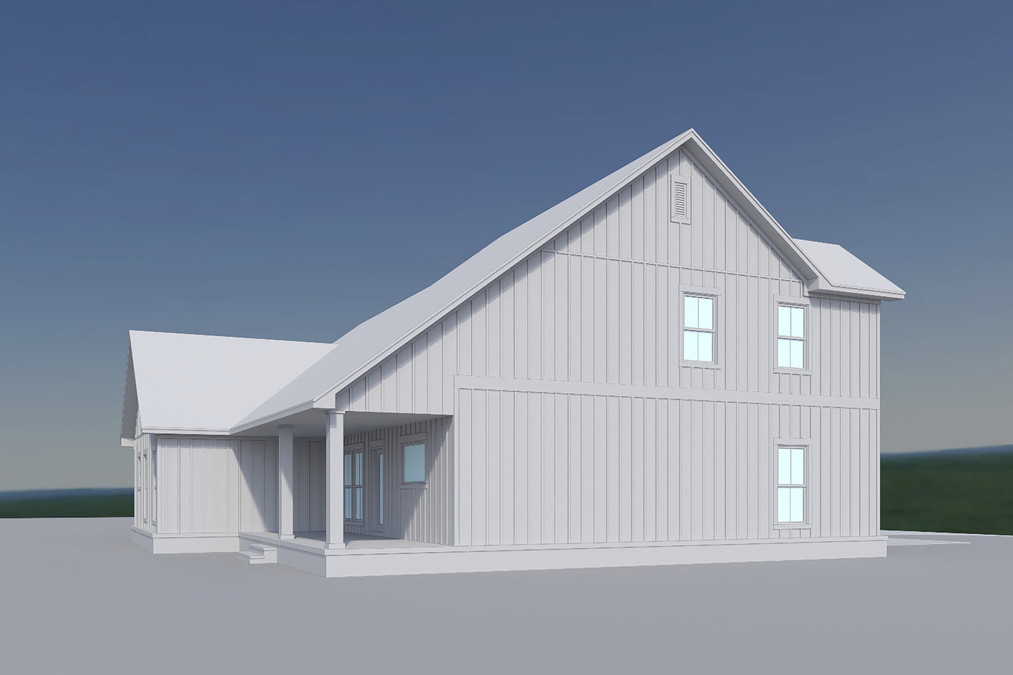 HPZ-26043 Justin Farmhouse Plan