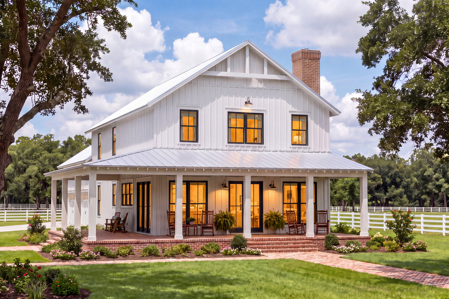 HPZ-26045 Tyler Barndominium House Plan