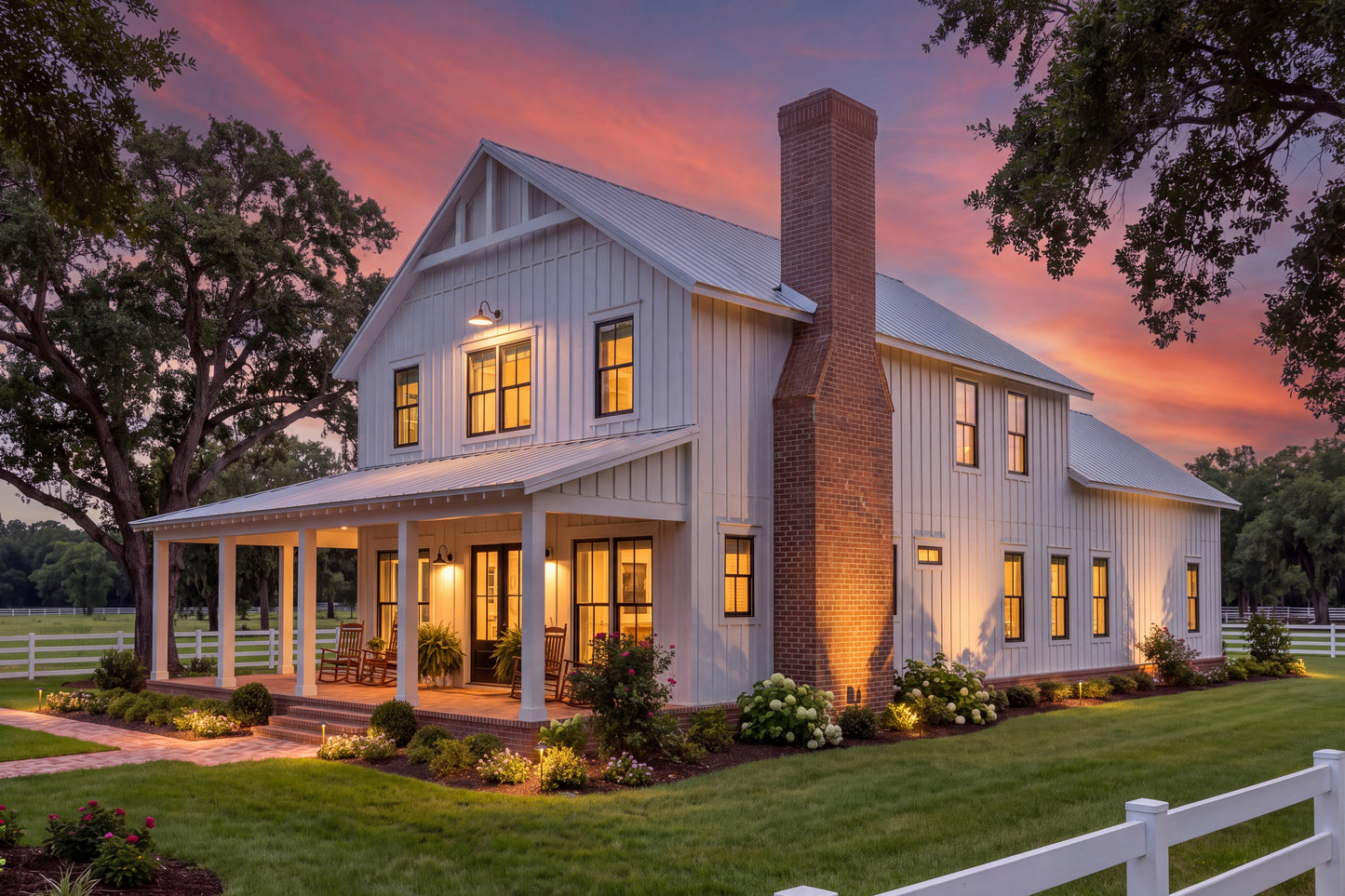 HPZ-26045 Tyler Barndominium House Plan