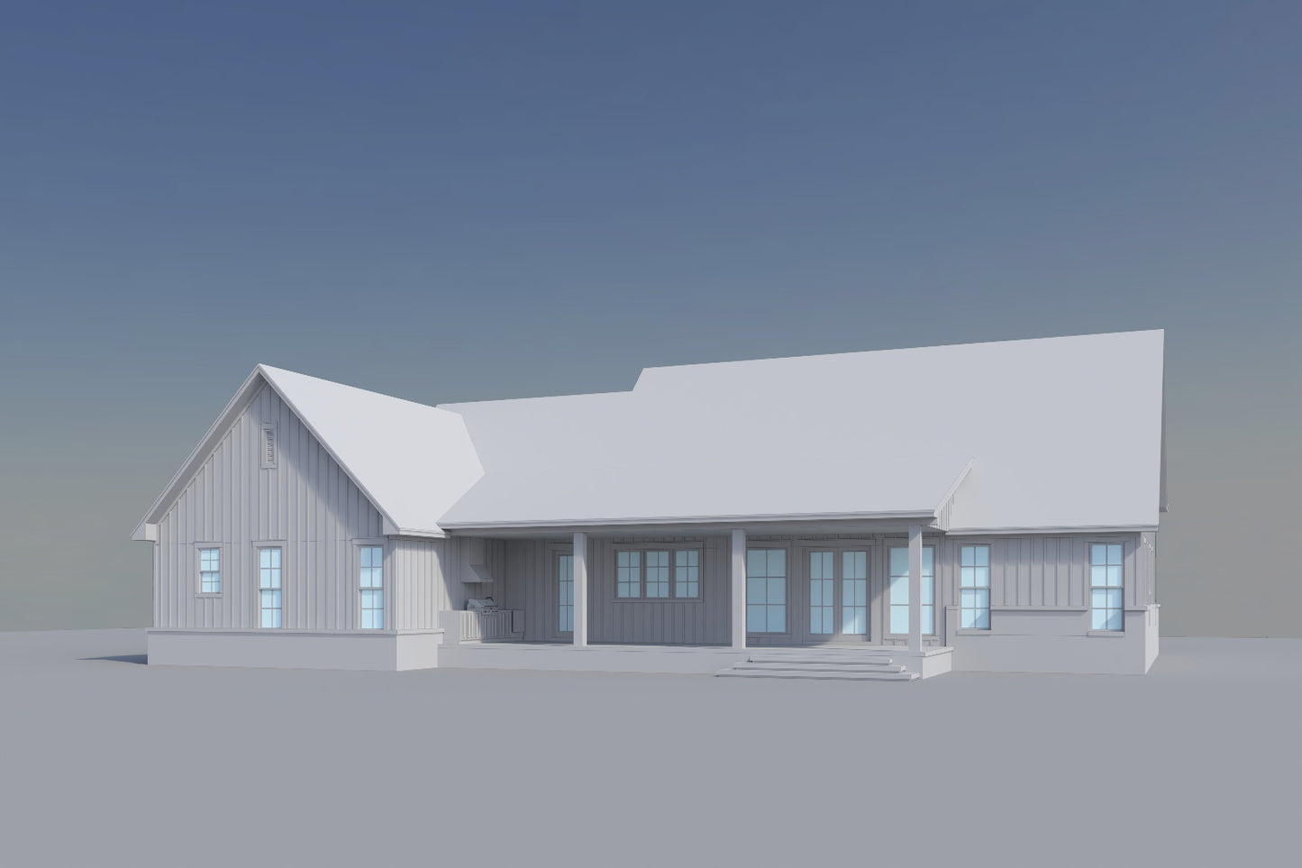 HPZ-26047 Raymond Farmhouse Plan