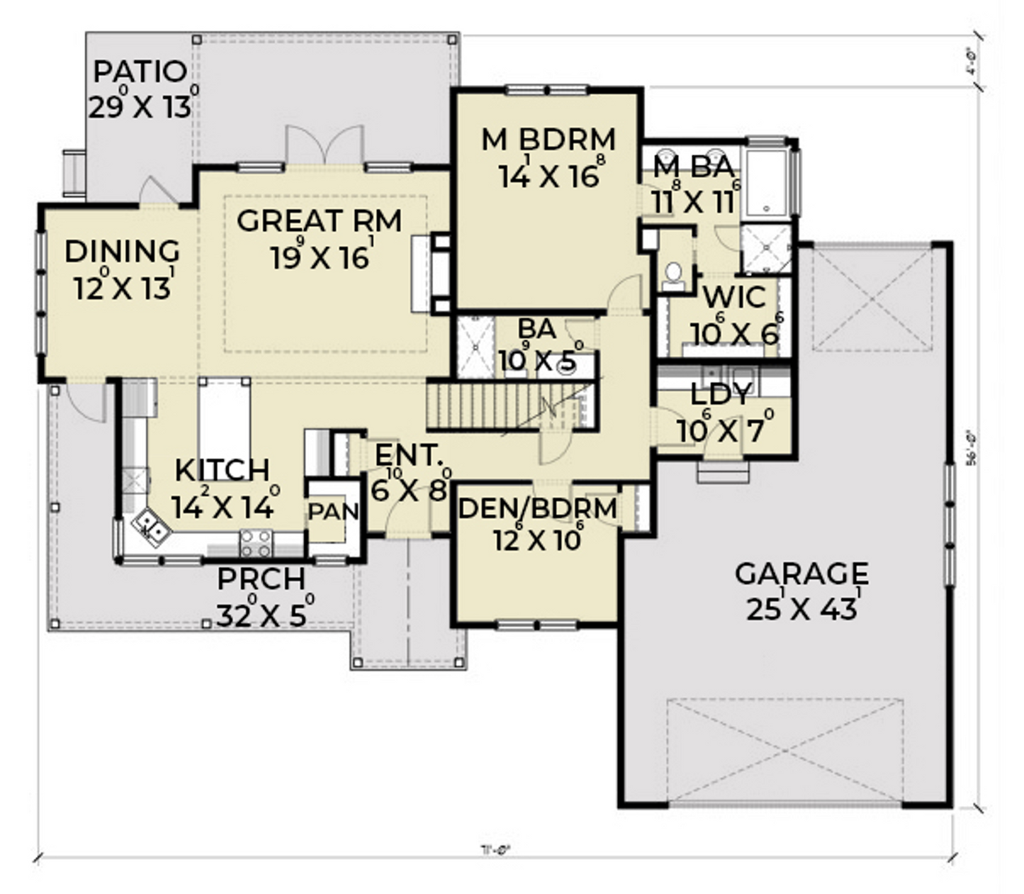 JRW-10205 Abigail Farmhouse Plan