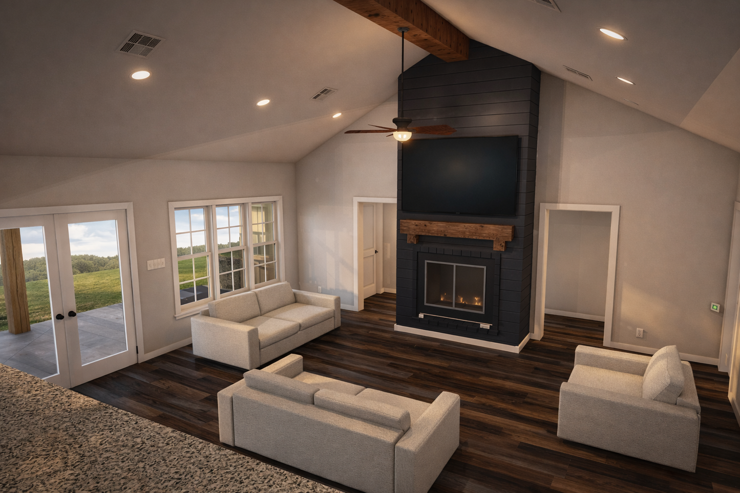 LP-71011 Flint Barndominium House Plan