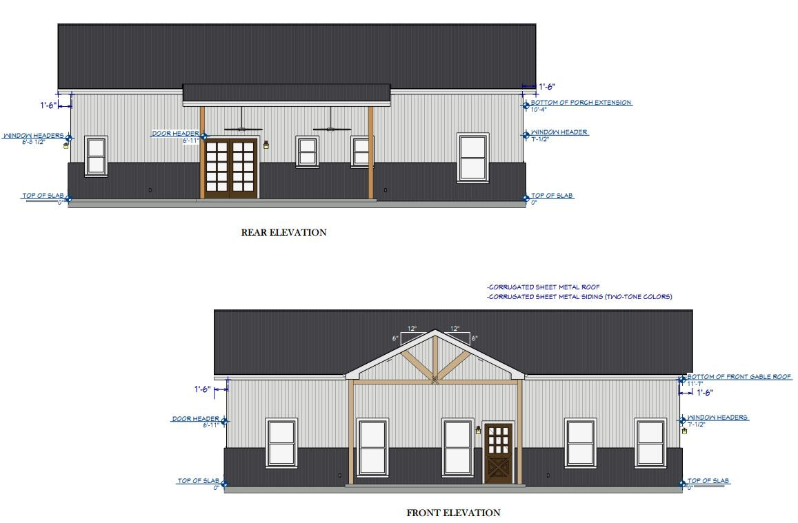 LP-1006 Hazel Barndominium House Plans