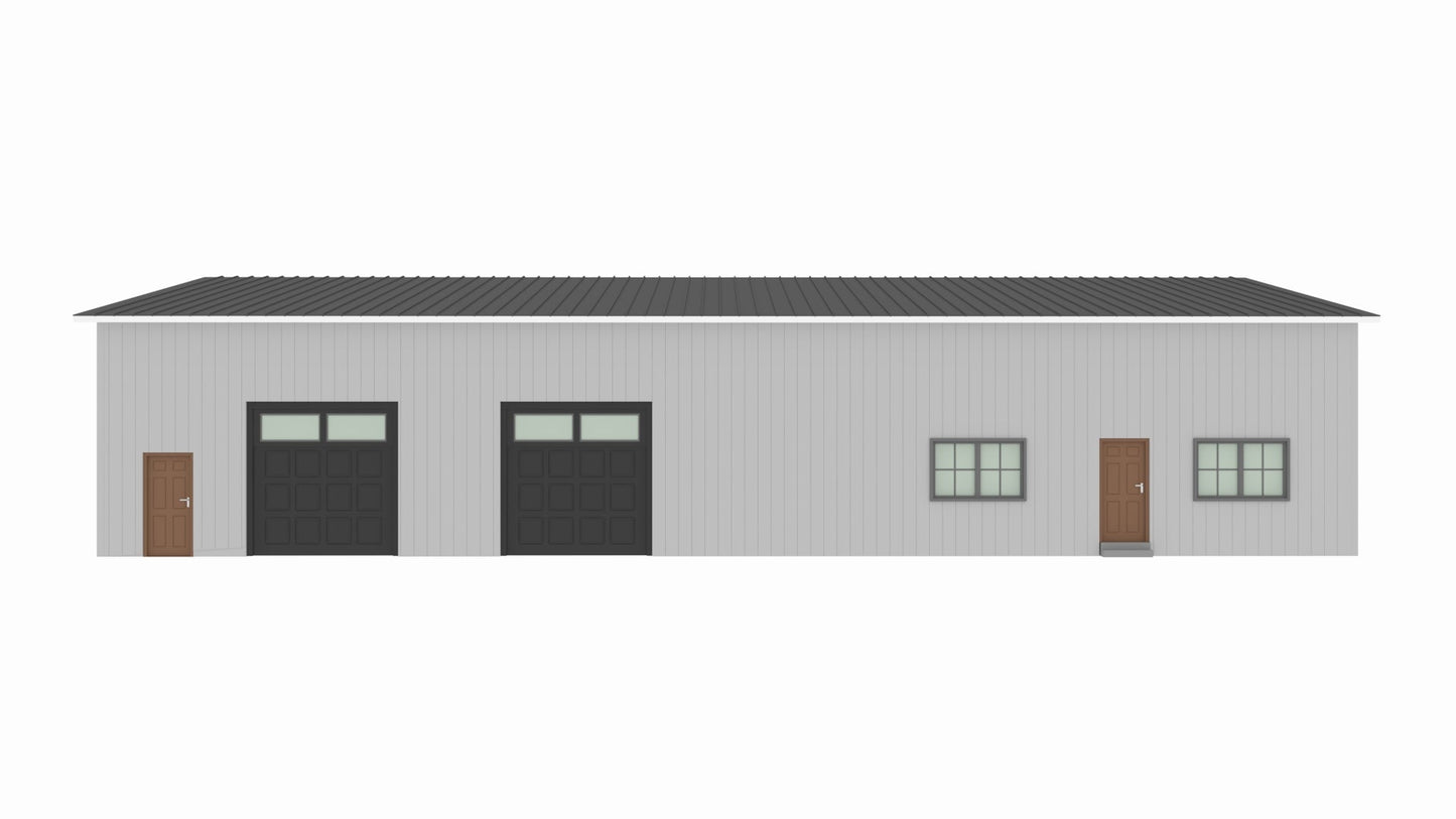 PL-2123 Faulkner Barndominium House Plan