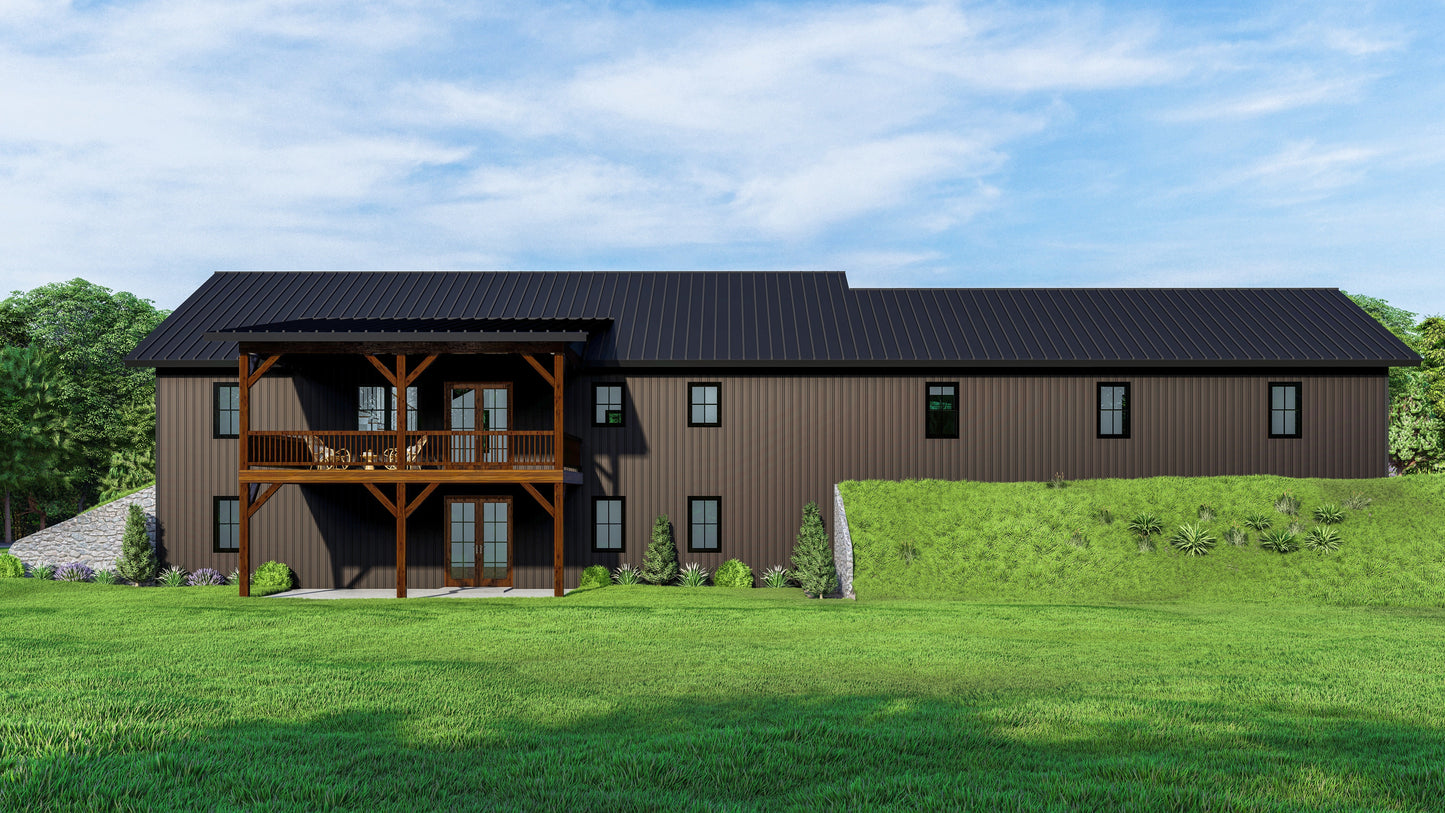 PL-2815 Travis Barndominium House Plan
