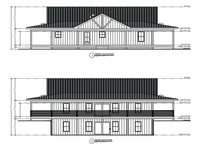 PL-2817 Randi Barndominium House Plan