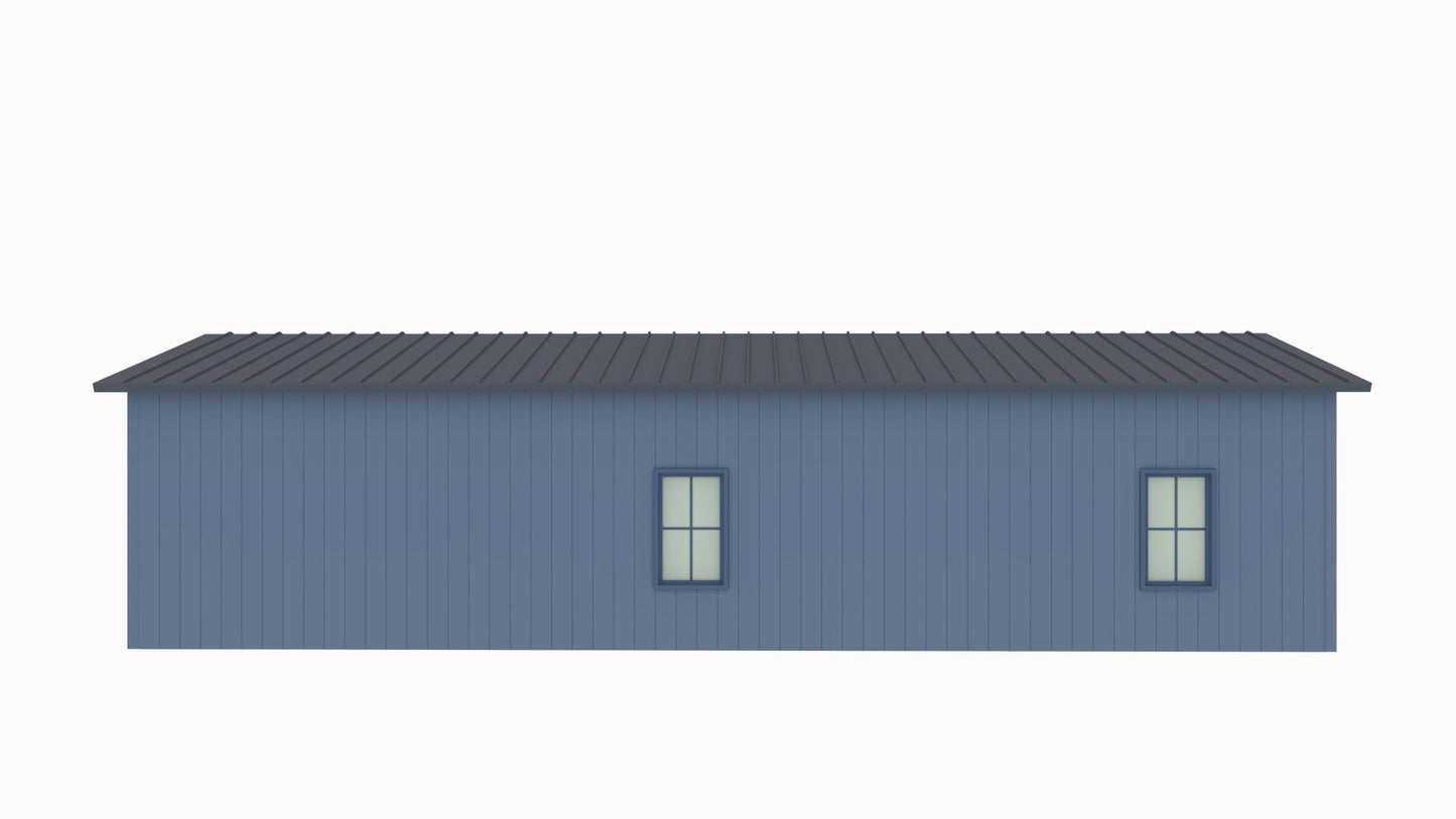 PL-2821 Mercedes Barndominium House Plan