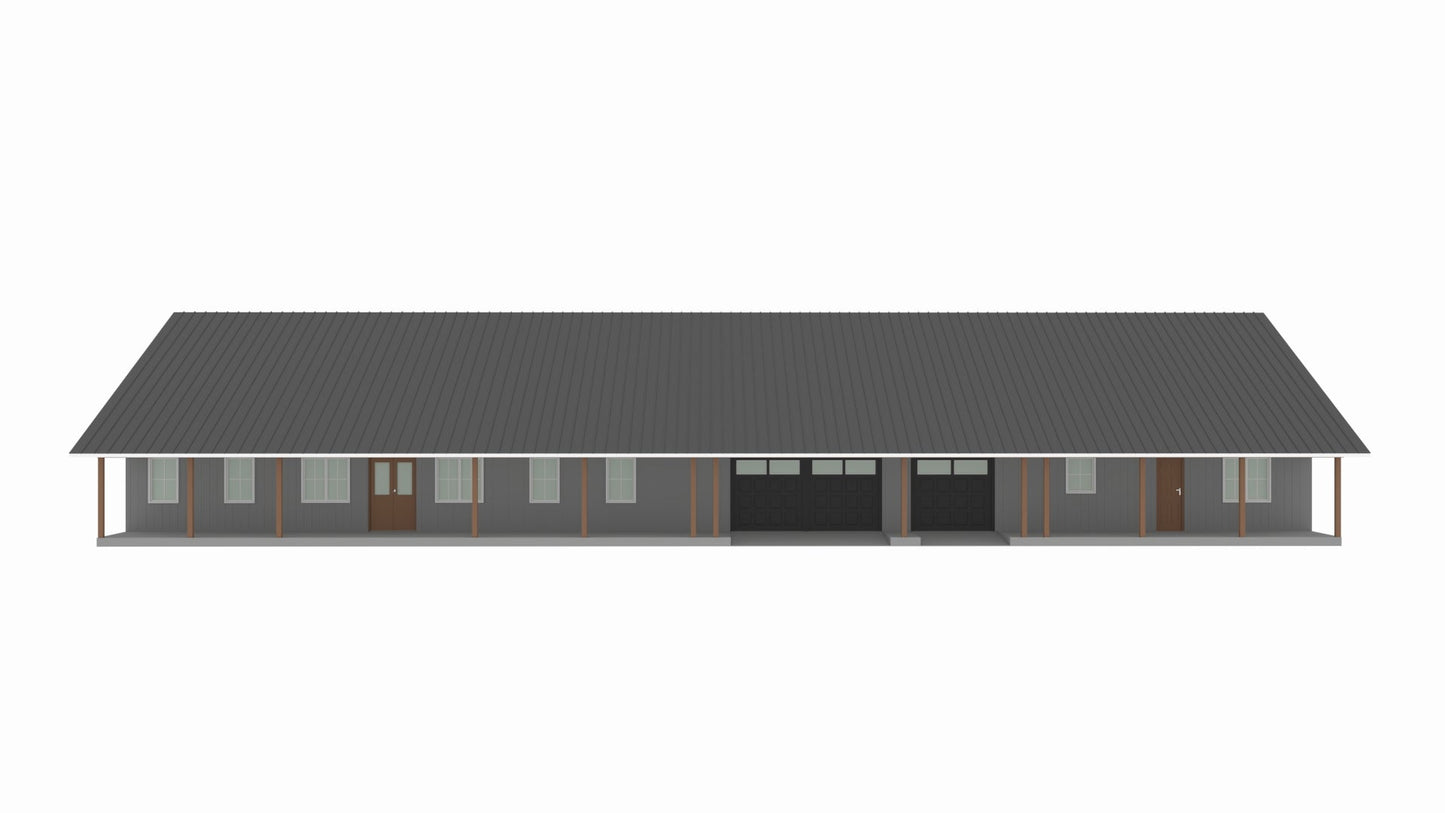 PL-2823 Helen Barndominium House Plan