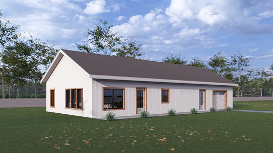 PL-60004 Marion Barndominium House Plan