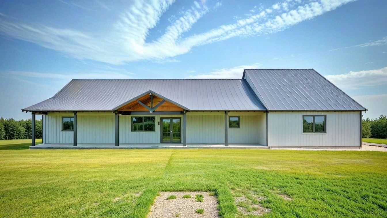 PL-61313-F Fox Barndominium House Plan