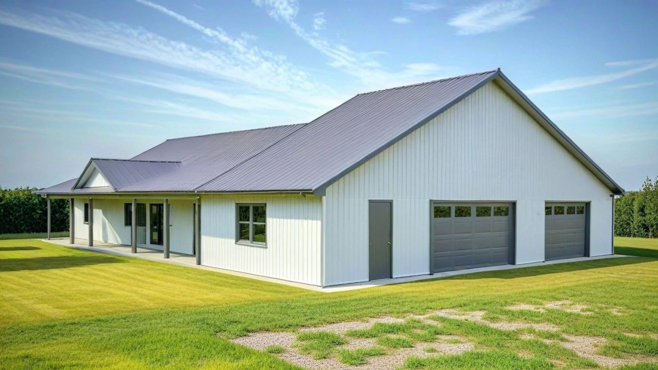 PL-61313-F Fox Barndominium House Plan
