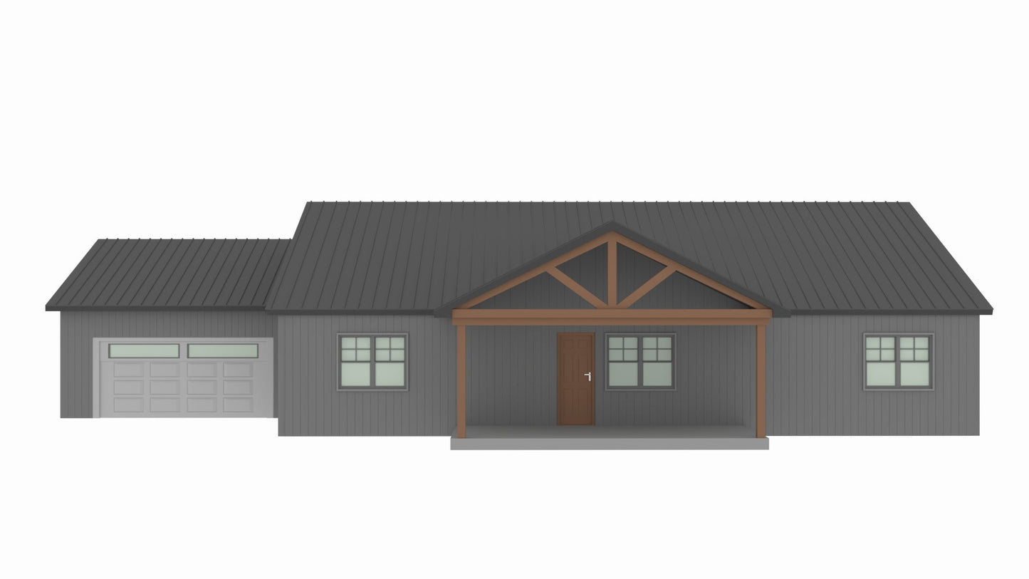 BK-2403 Avery Barndominium Kit