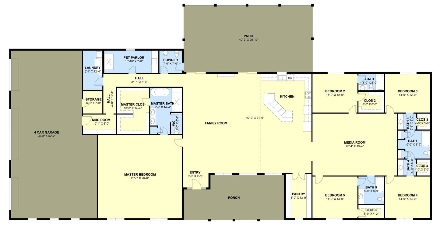 PL-62103 Willow Barndominium House Plans