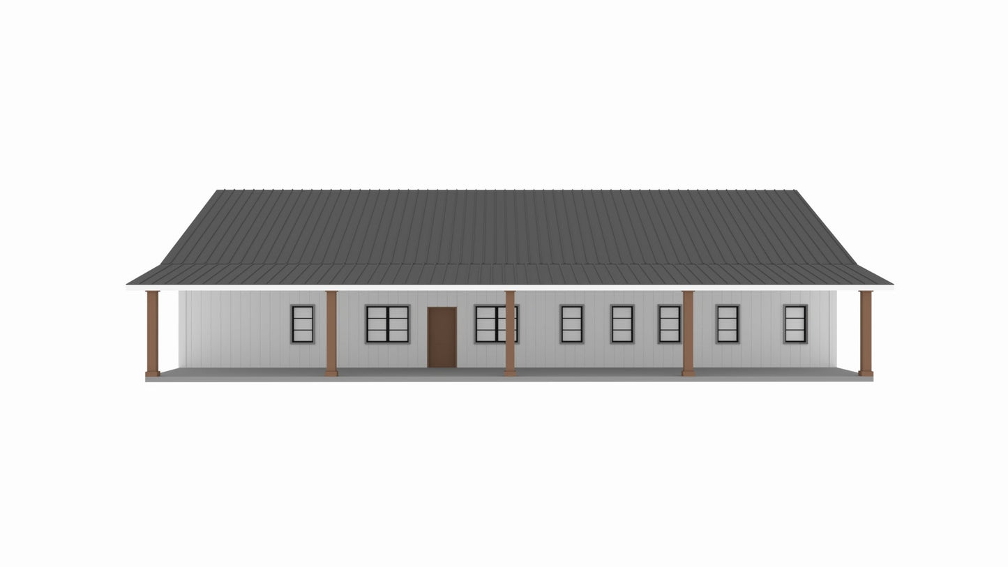 PL-62203 Underwood Barndominium House Plans