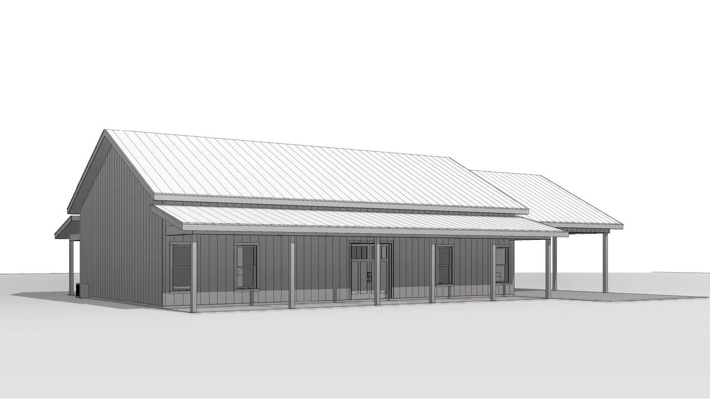 PL-62301-A Anna Modern Farmhouse Plan