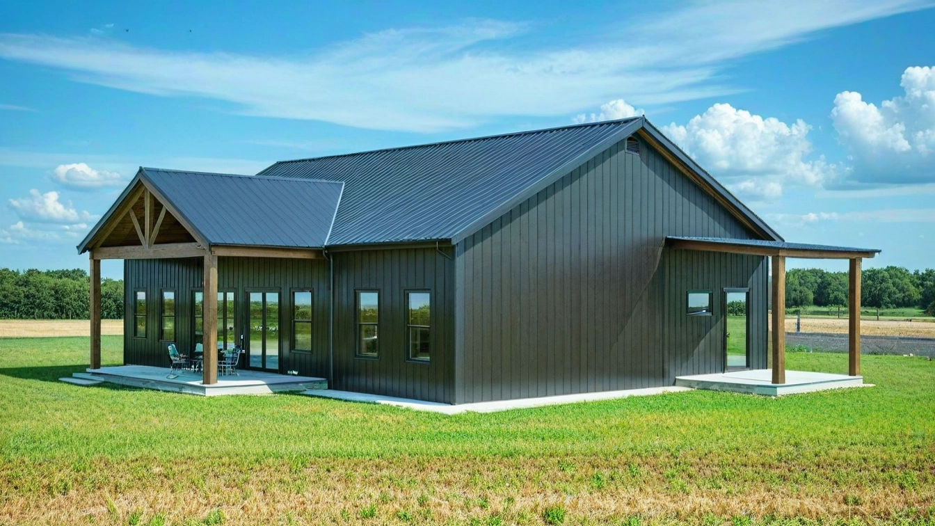 PL-62301-C Claire Barndominium House Plan