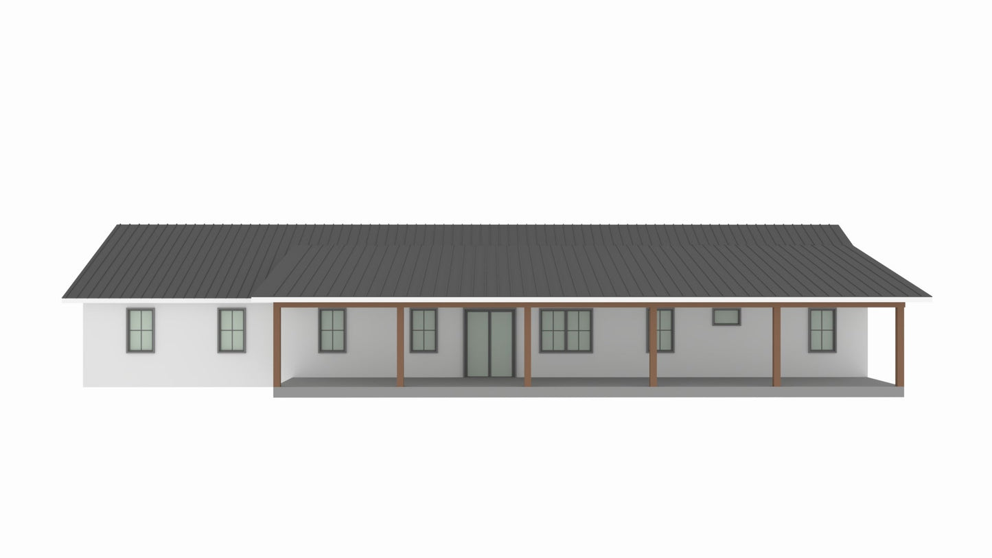 PL-62312-D Devin Barndominium House Plan