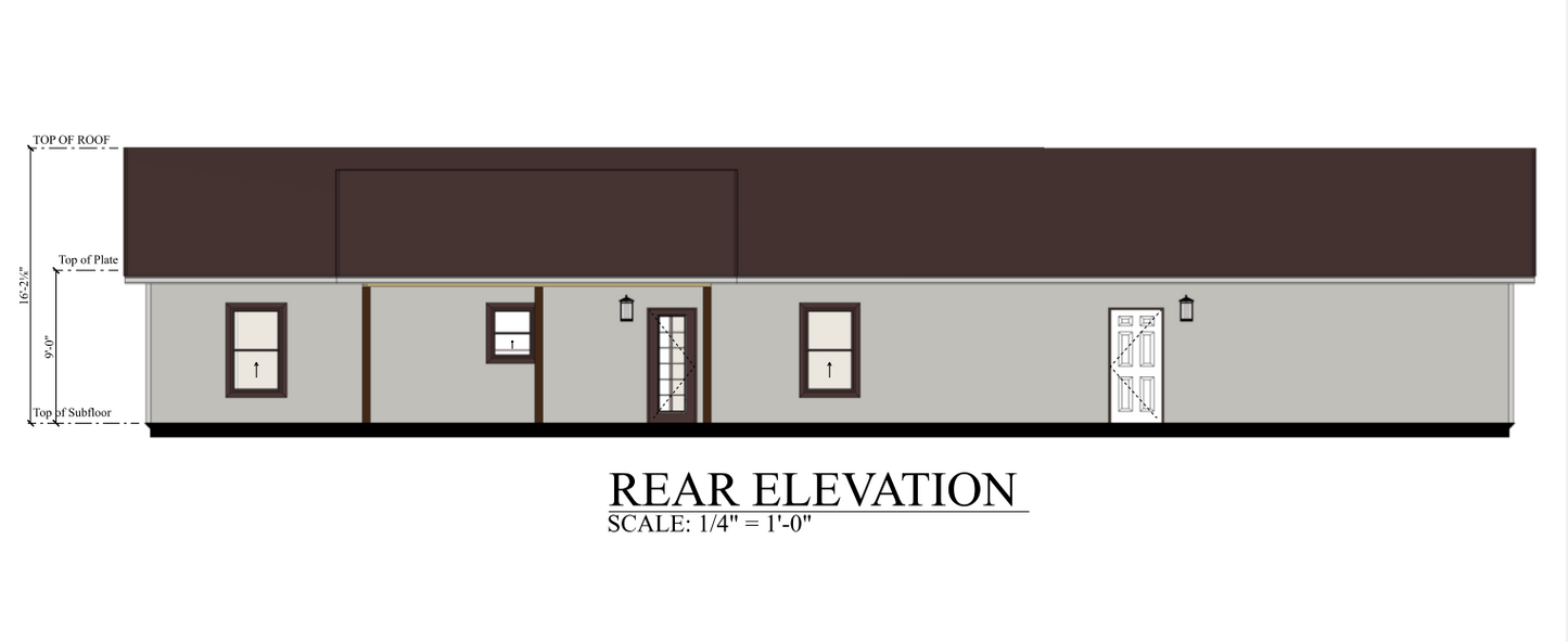 PL-62313 Dalton Barndominium House Plans