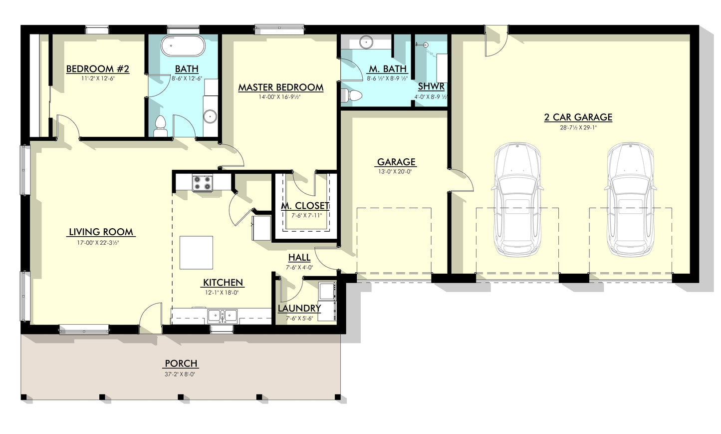 PL-62510 Jordan Barndominium House Plan