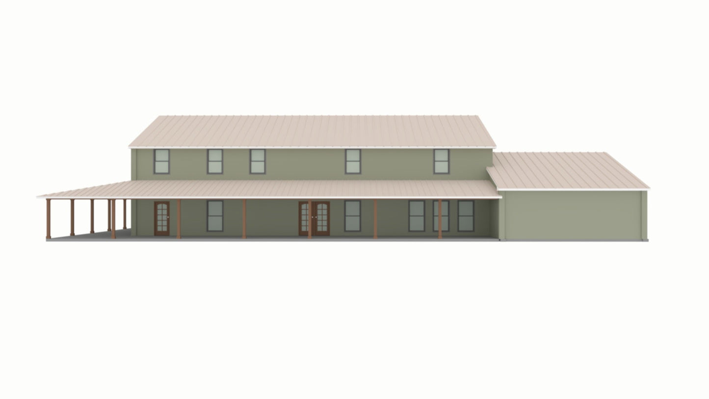 PL-62511-T Tessa Barndominium House Plan