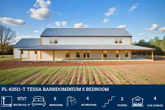 PL-62511-T Tessa Barndominium House Plan