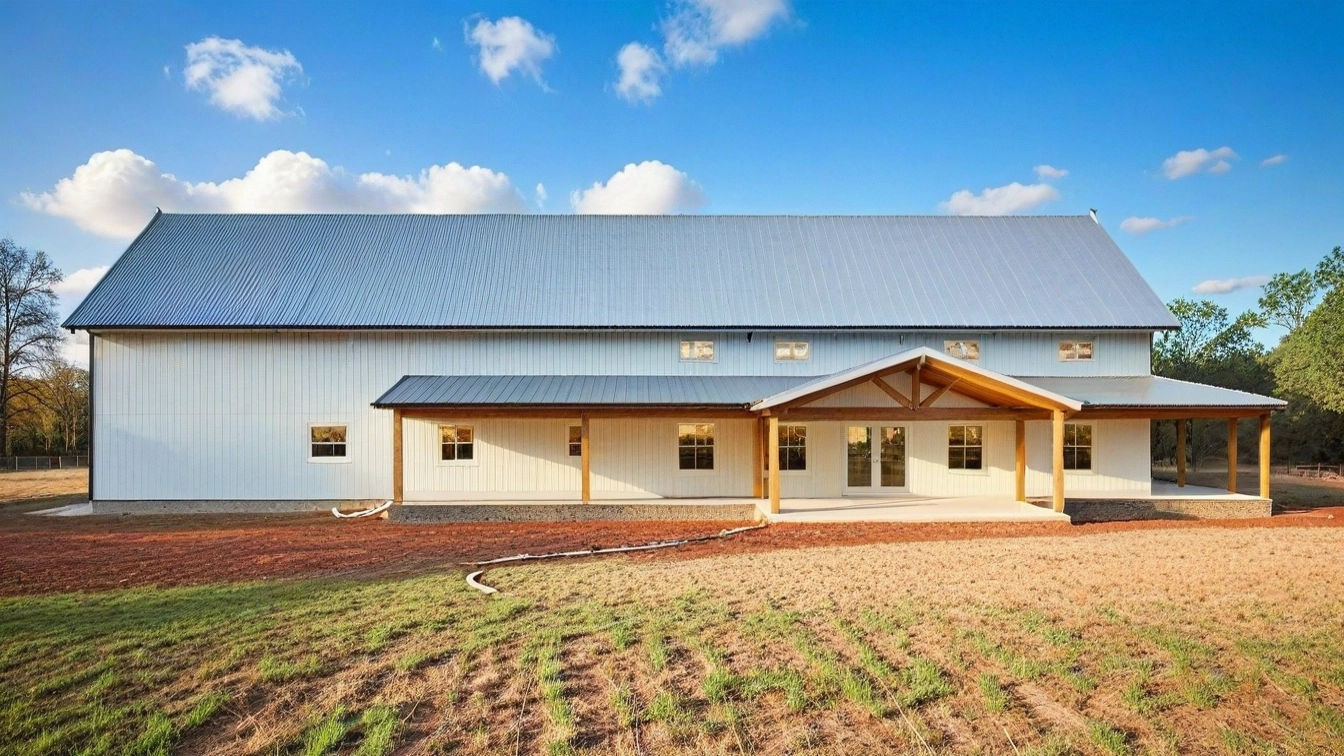 PL-62519-R Ross Barndominium House Plan