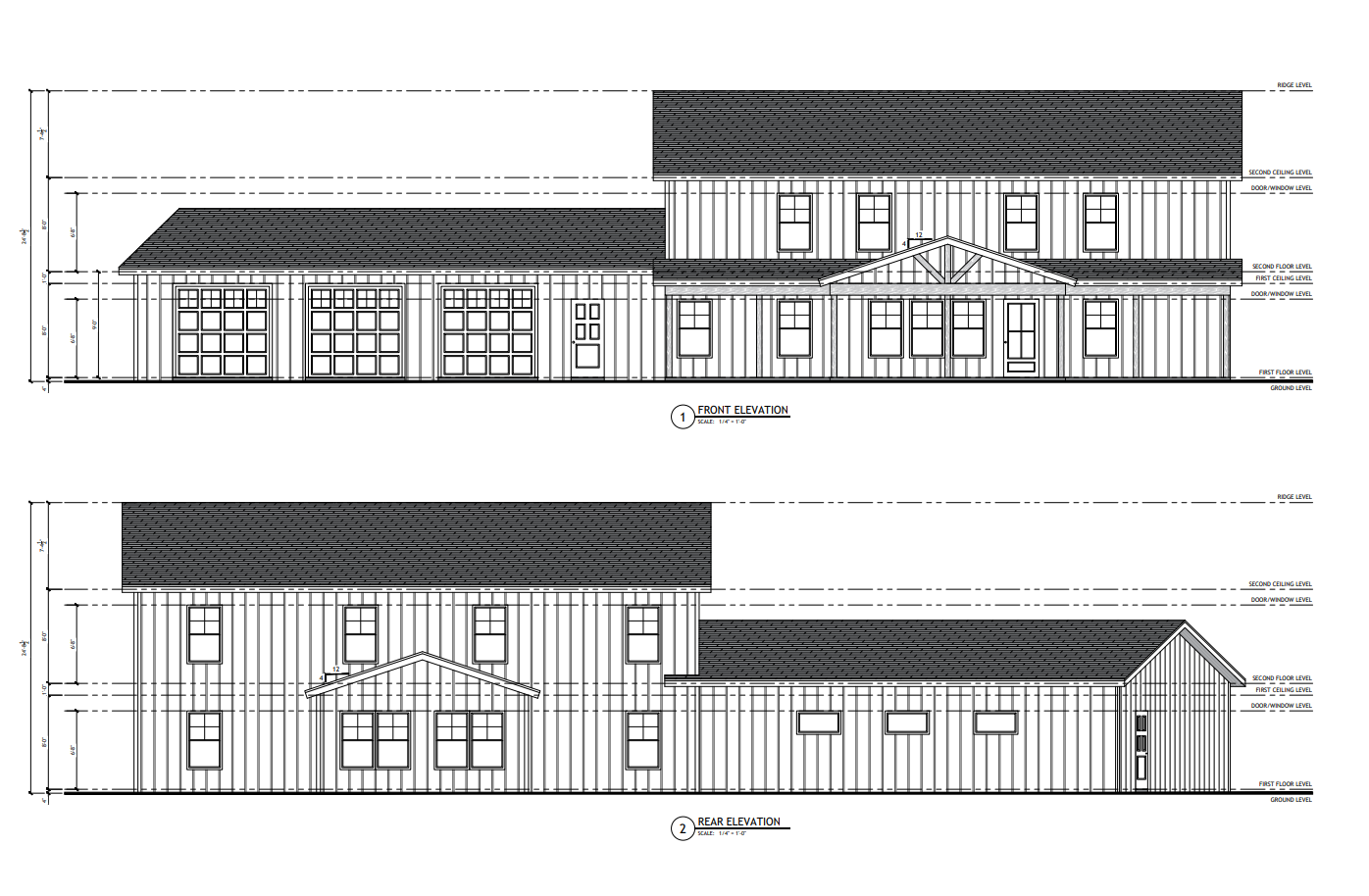 PL-64006-A Appletree Barndominium House Plan