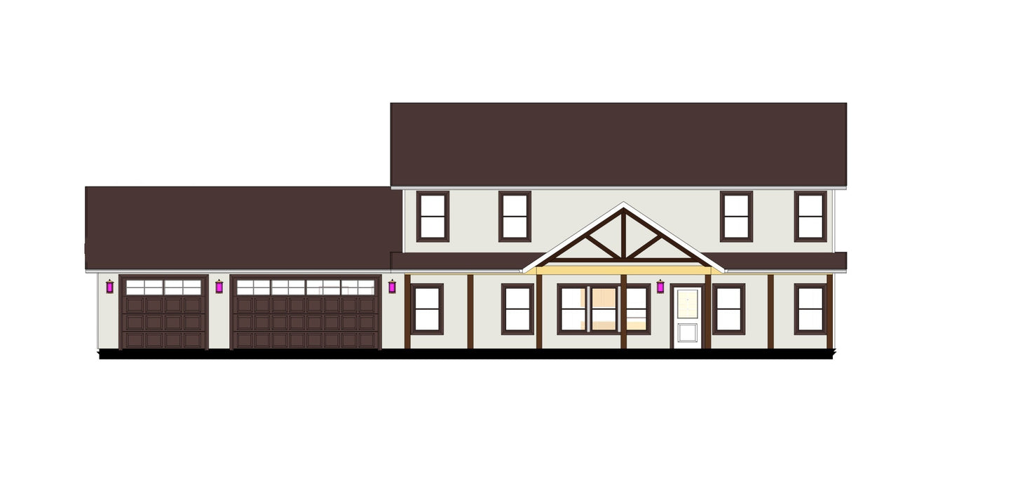 PL-64006 Sagewood Barndominium House Plan