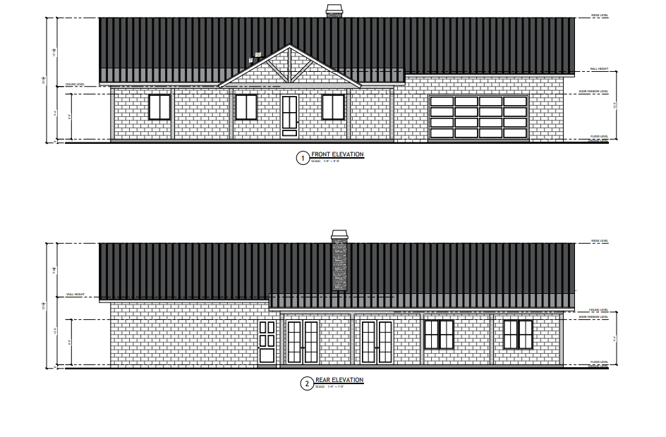 PL-64017 Pecan Barndominium House Plan