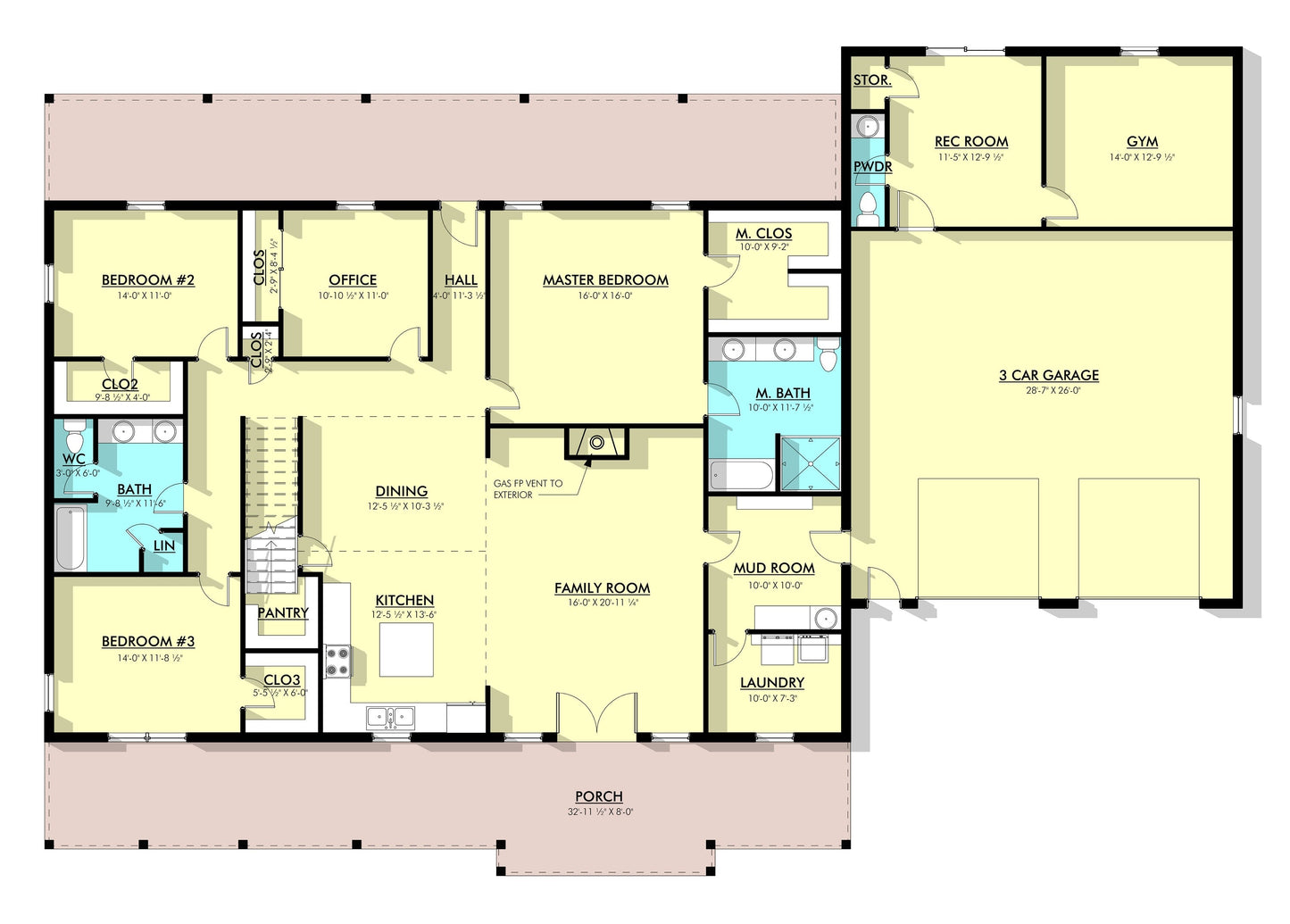 PL-64020 Nussfield Barndominium House Plan