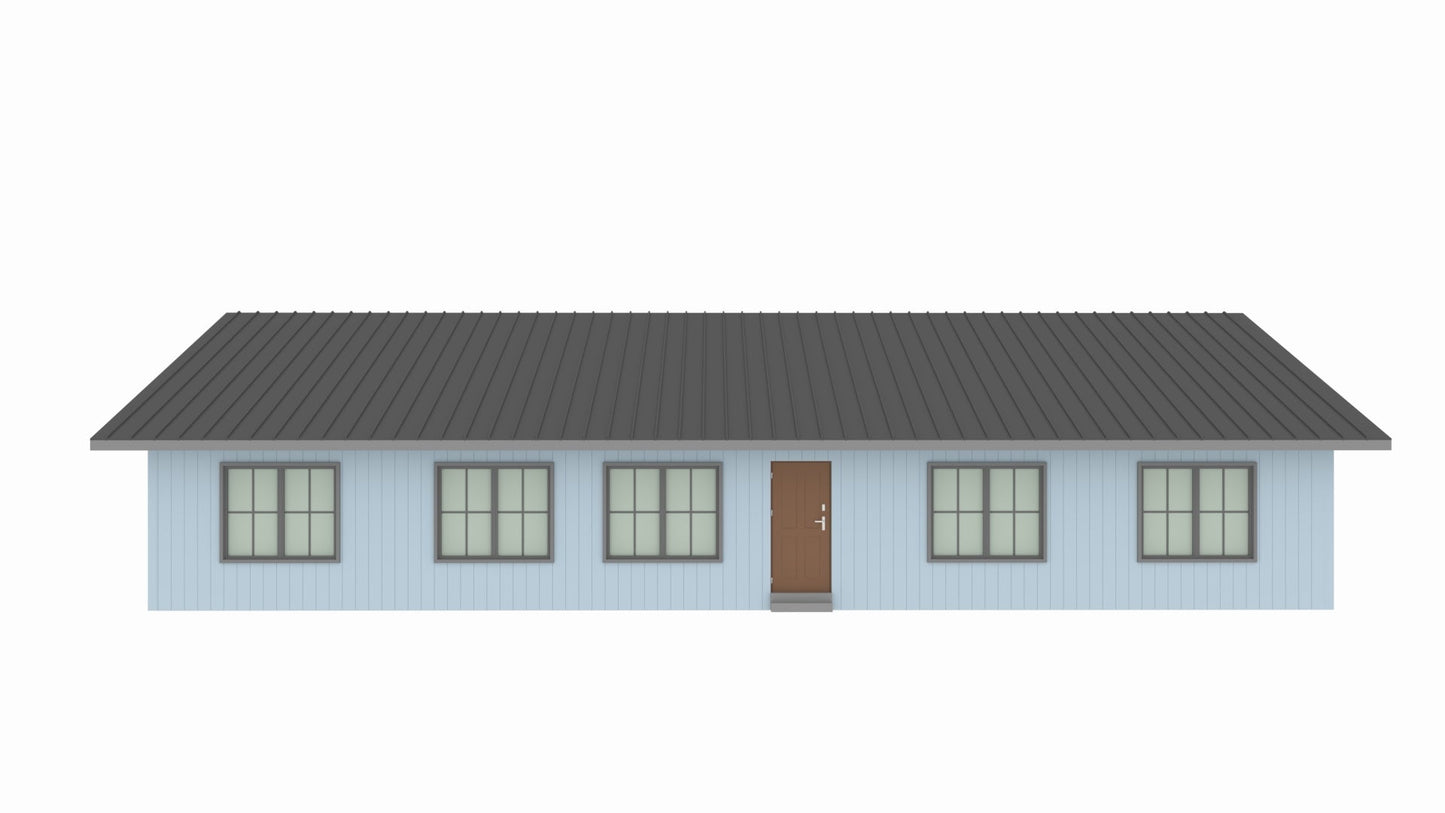 PL-64026 Monica Barndominium House Plan