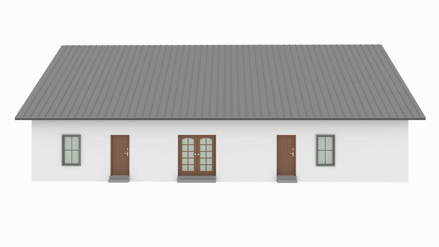 PL-64036 Frost Barndominium House Plan
