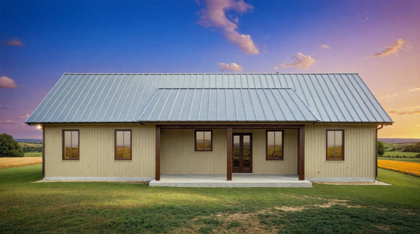 PL-64037 Fossil Barndominium House Plan