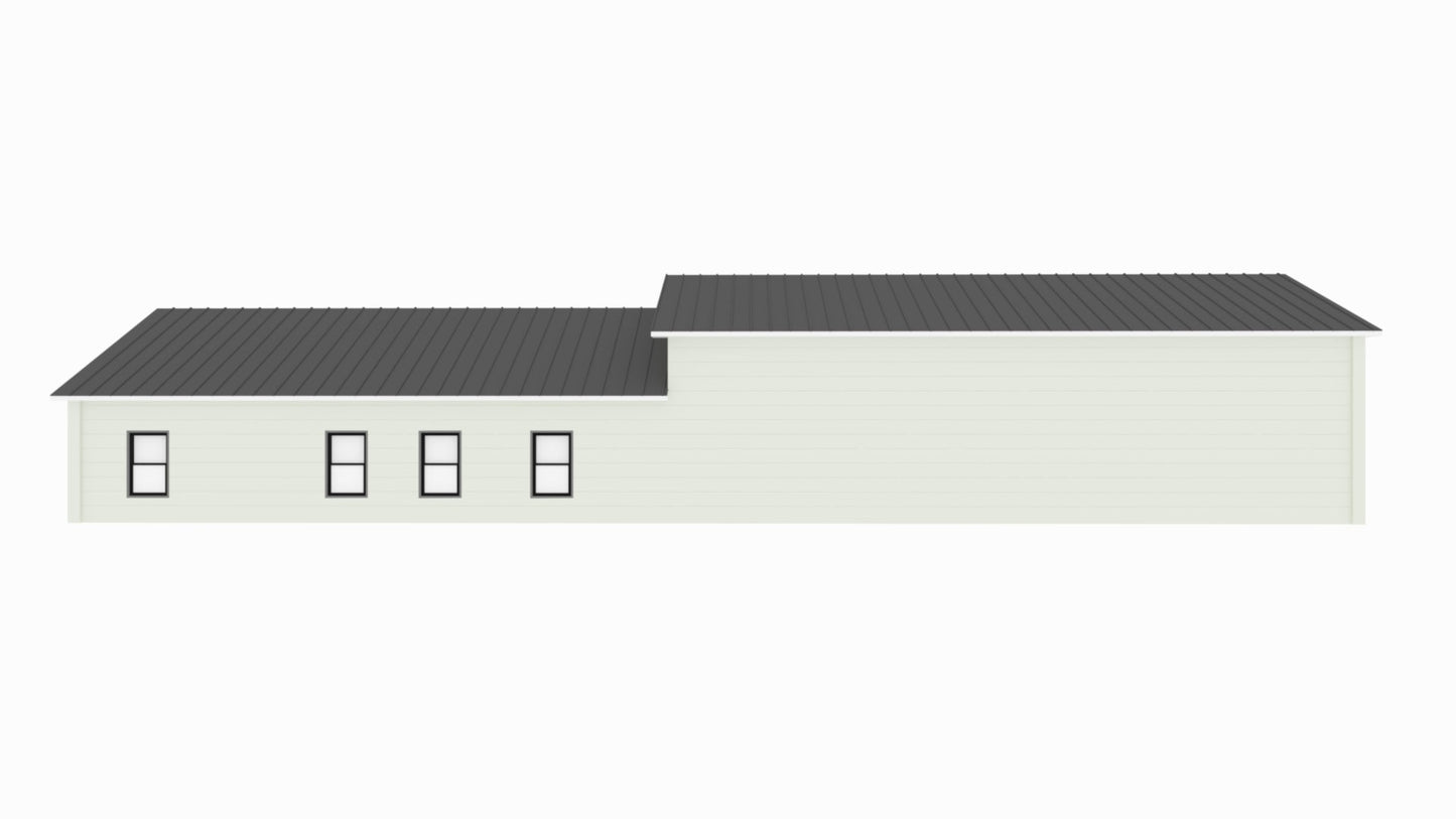 PL-69196 Apollo Barndominium House Plan