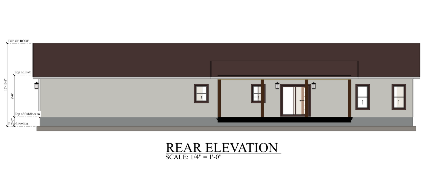 PL-71002 Riley Barndominium House Plan