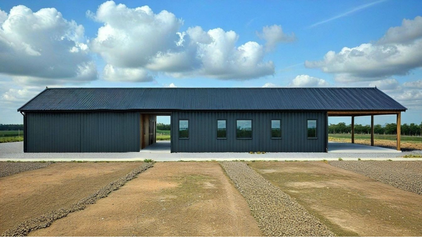 PL-71007-Y Young Barndominium House Plan