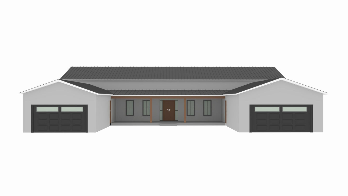 PL-71102 Renee Barndominium House Plan