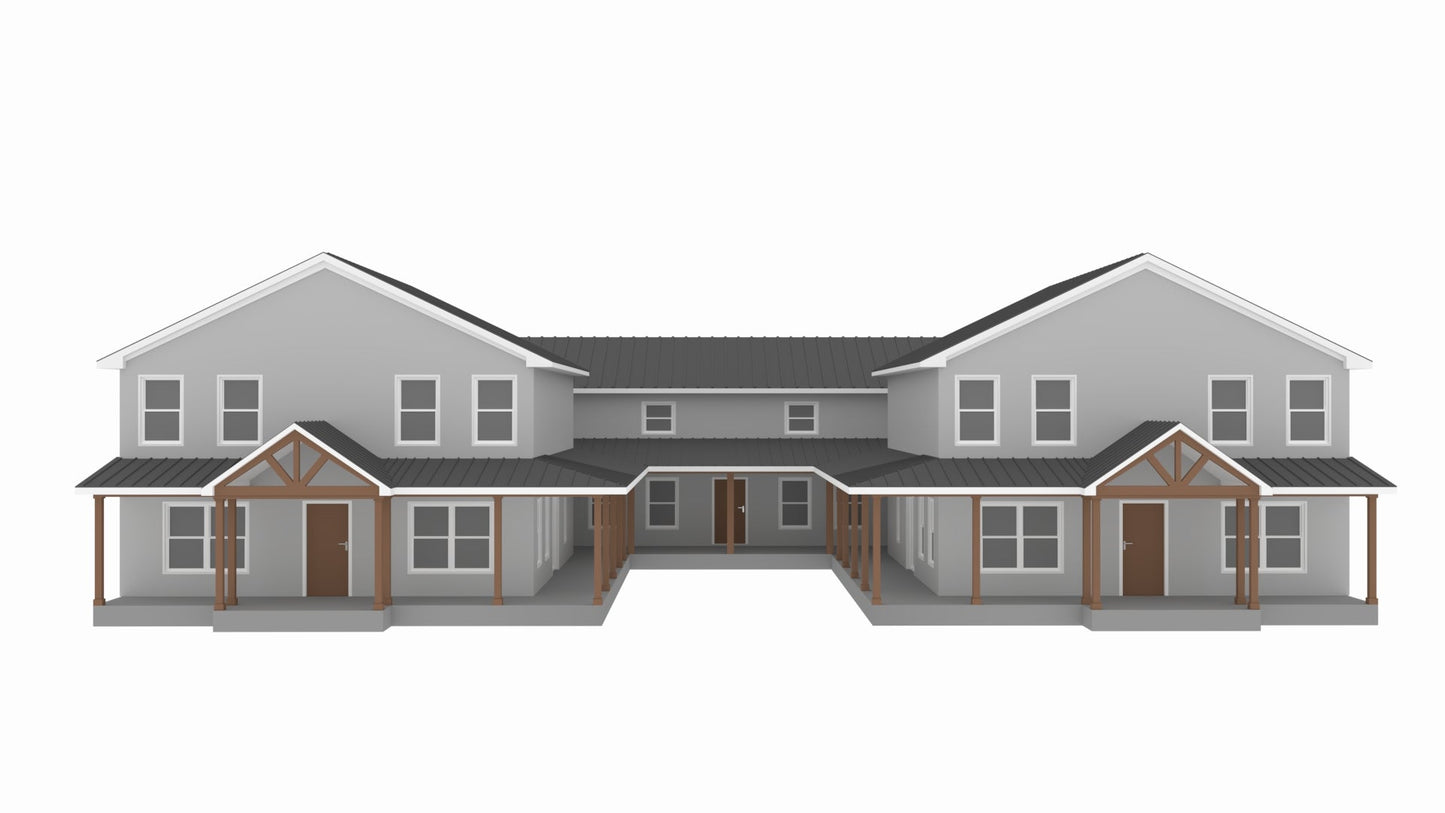 PL-82001 Fowler Barndominium House Plan