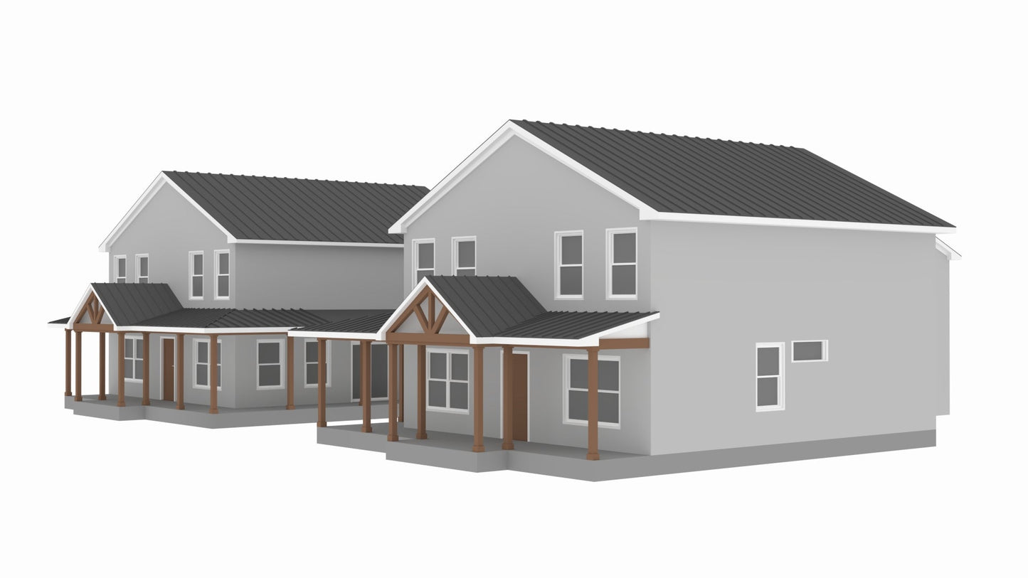 PL-82001 Fowler Barndominium House Plan