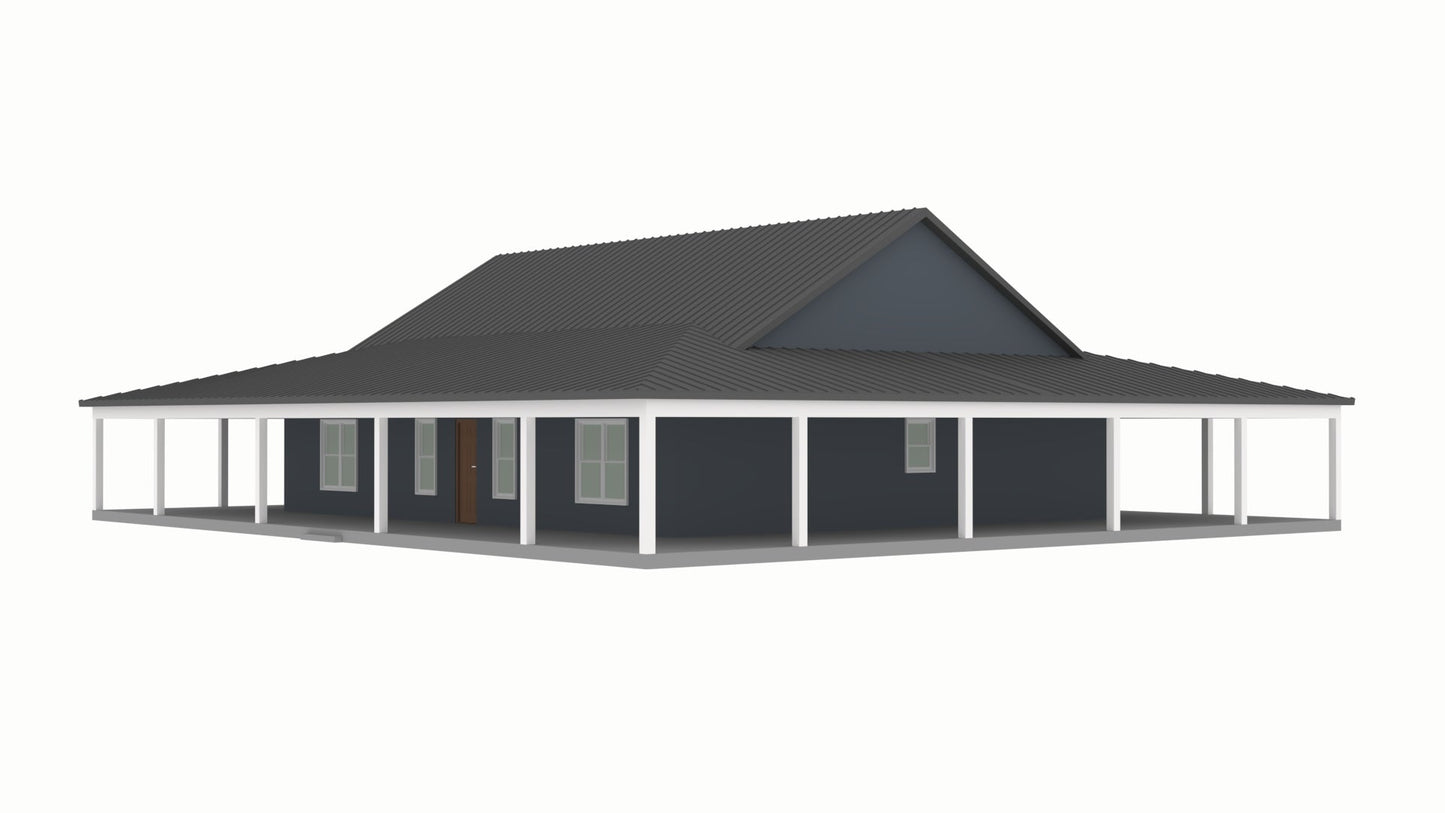 RP-10004-G Gus Barndominium House Plan